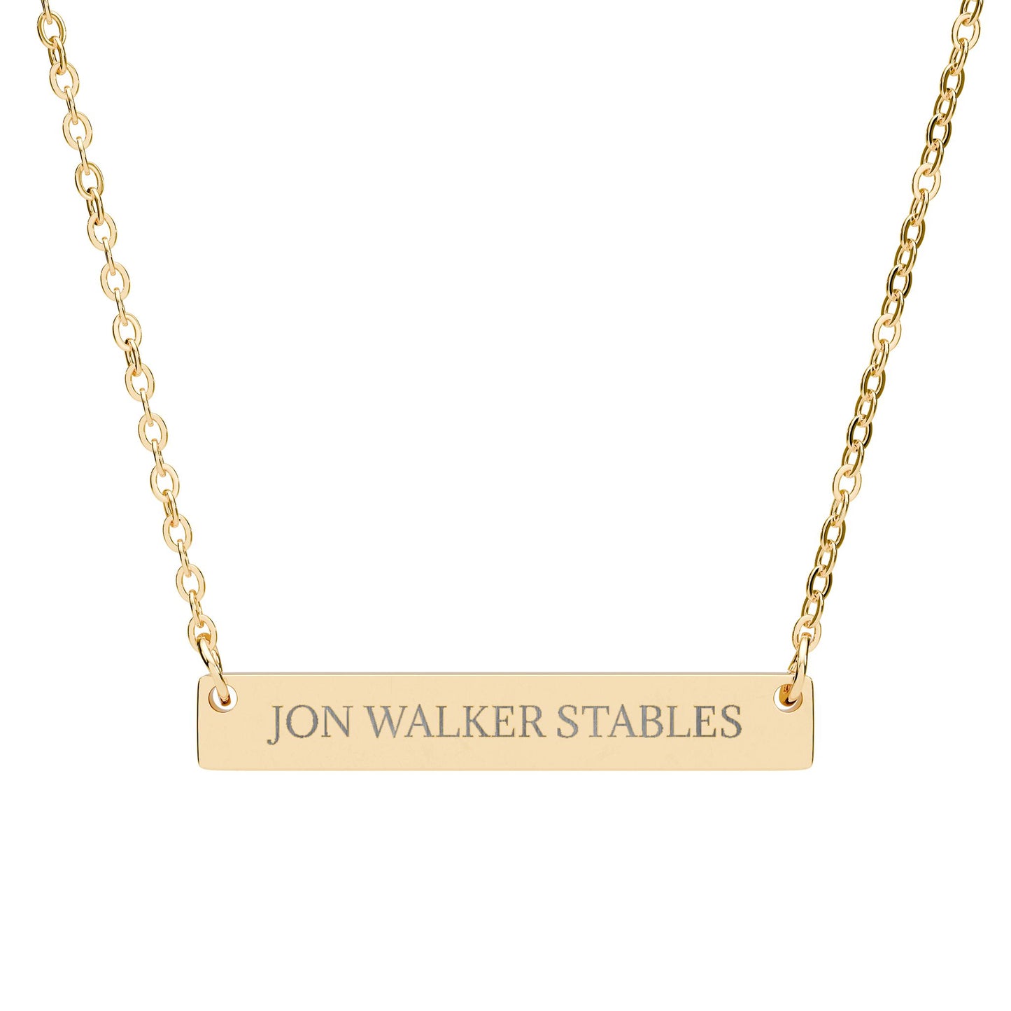 JON WALKER STABLES - THE NAMEPLATE NECKLACE