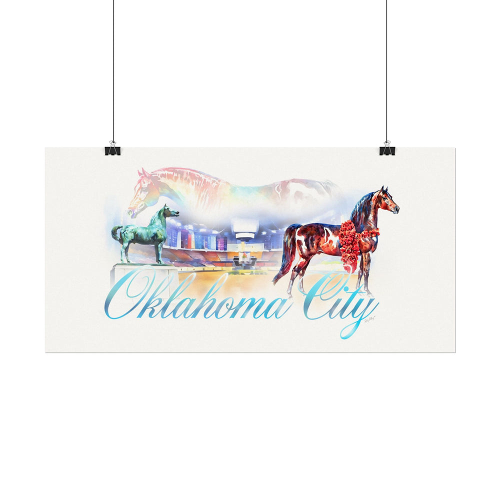 
                  
                    Oklahoma City - Textured Watercolor Matte Print
                  
                