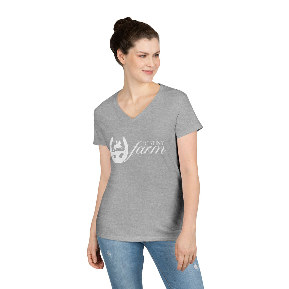 
                  
                    Ladies V-Neck Tee
                  
                