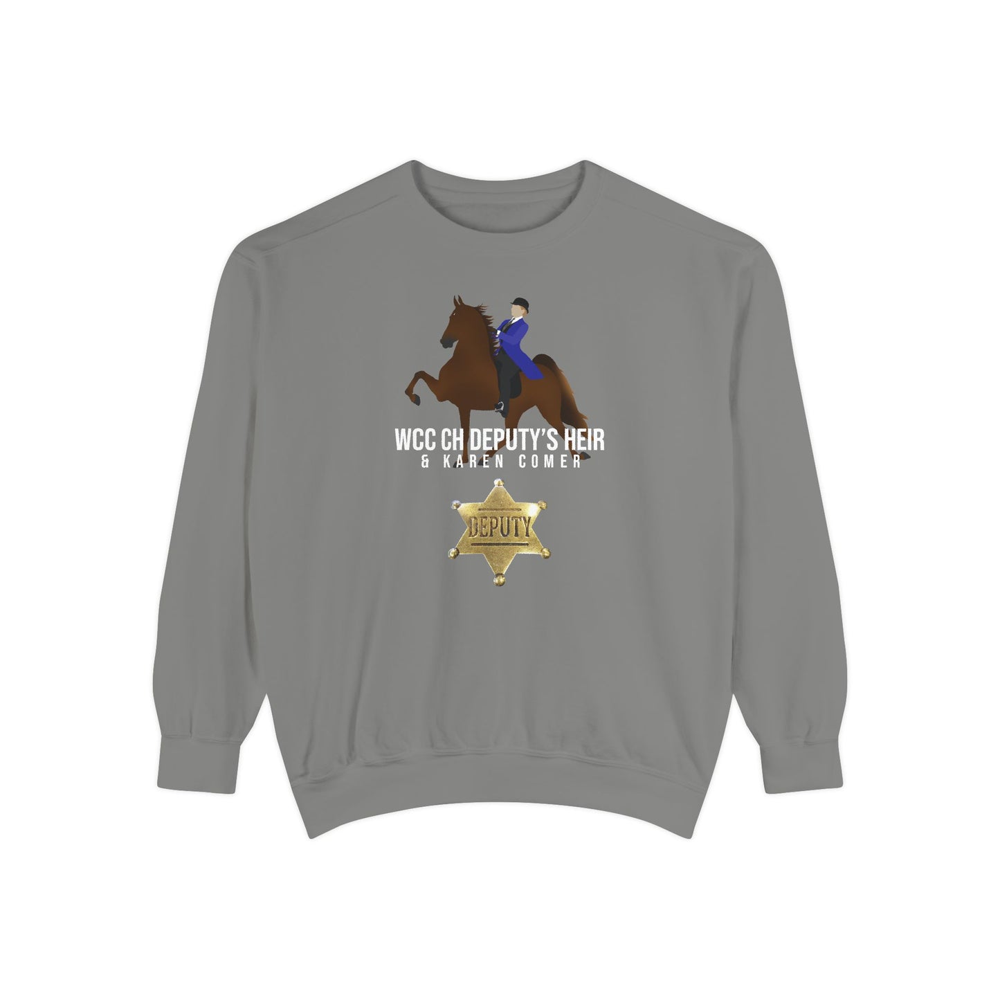 New - WCC CH Deputy's Heir Comfort Colors® Crewneck Sweatshirt