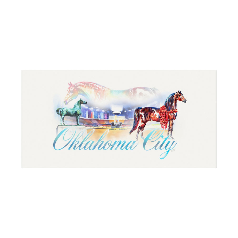 
                  
                    Oklahoma City - Textured Watercolor Matte Print
                  
                