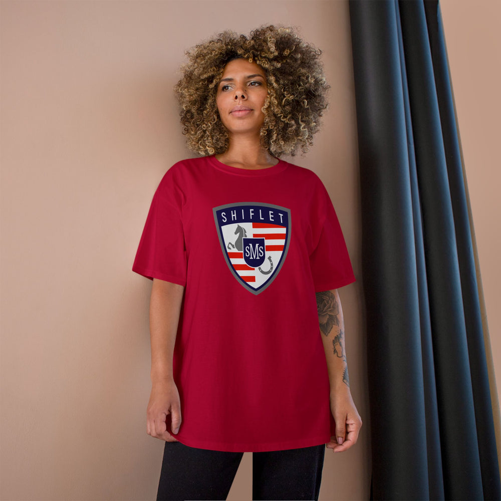 
                  
                    Champion® Tee
                  
                