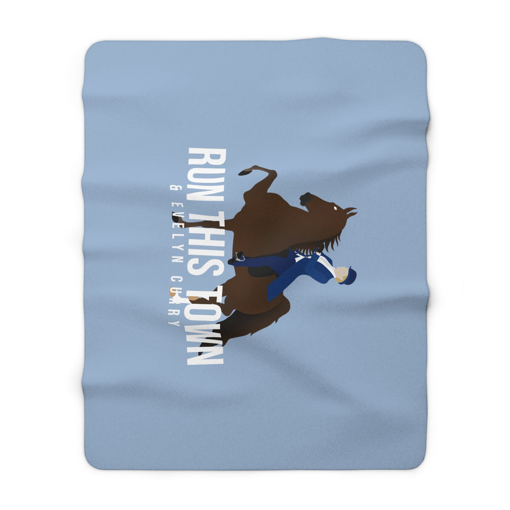 Run This Town Sherpa Fleece Blanket