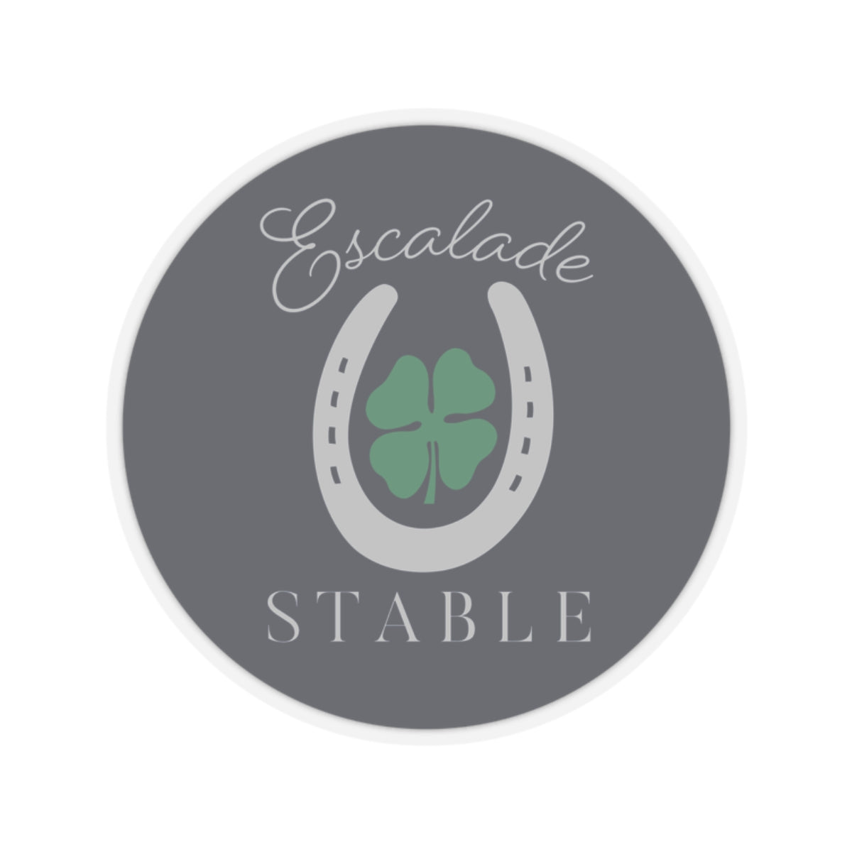 Stickers - 2 sizes, clear or white trim