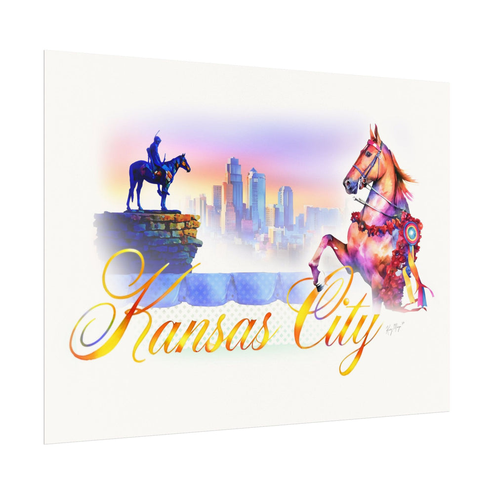 
                  
                    "Kansas City" Textured Watercolor Matte Print
                  
                