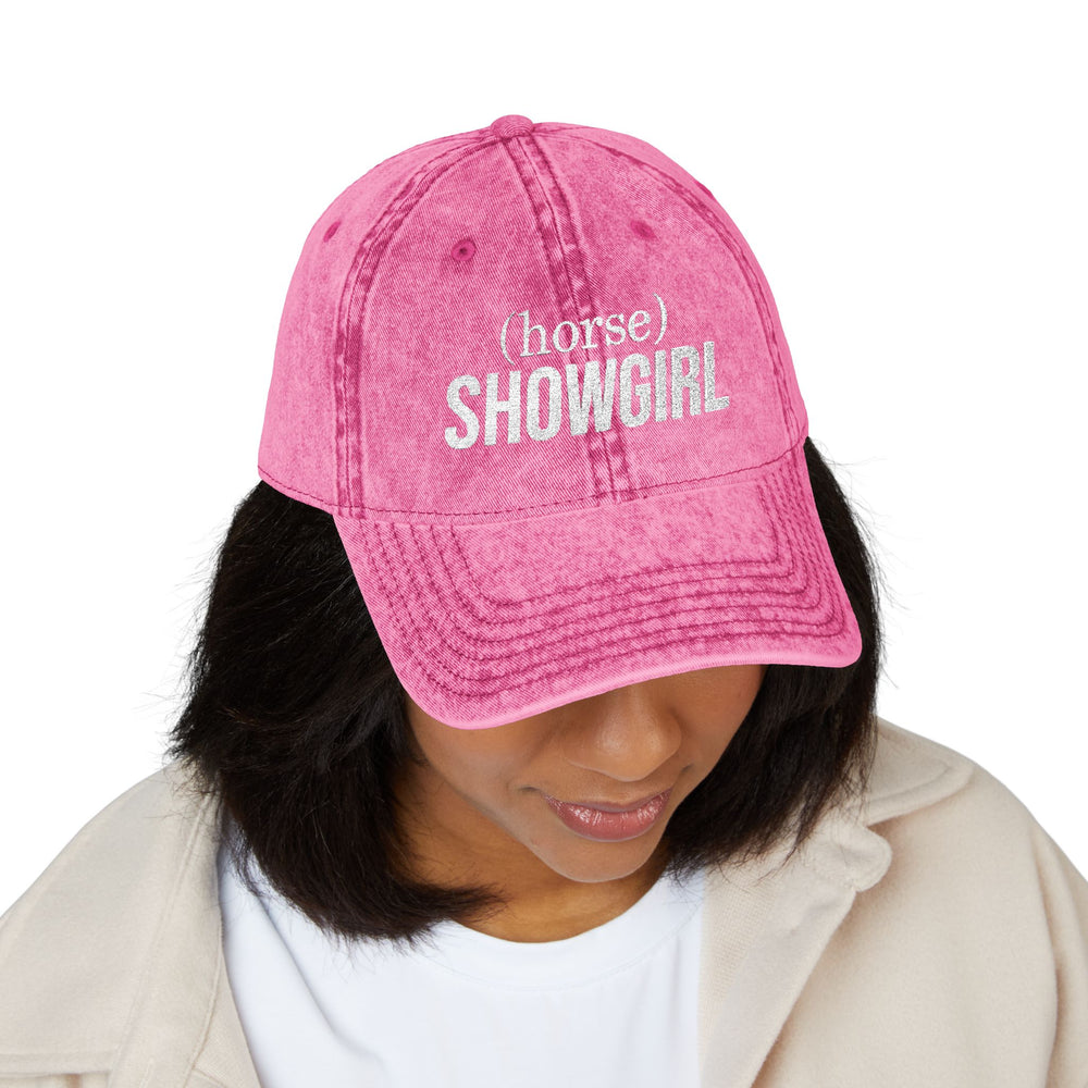 
                  
                    Vintage Embroidered Hat - (horse) SHOWGIRL
                  
                