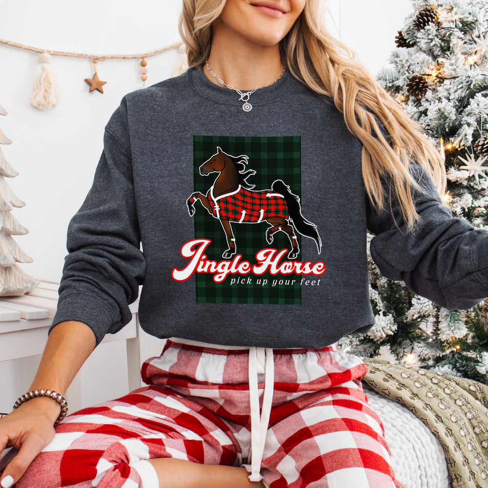 Morgan Jingle Horse Crewneck