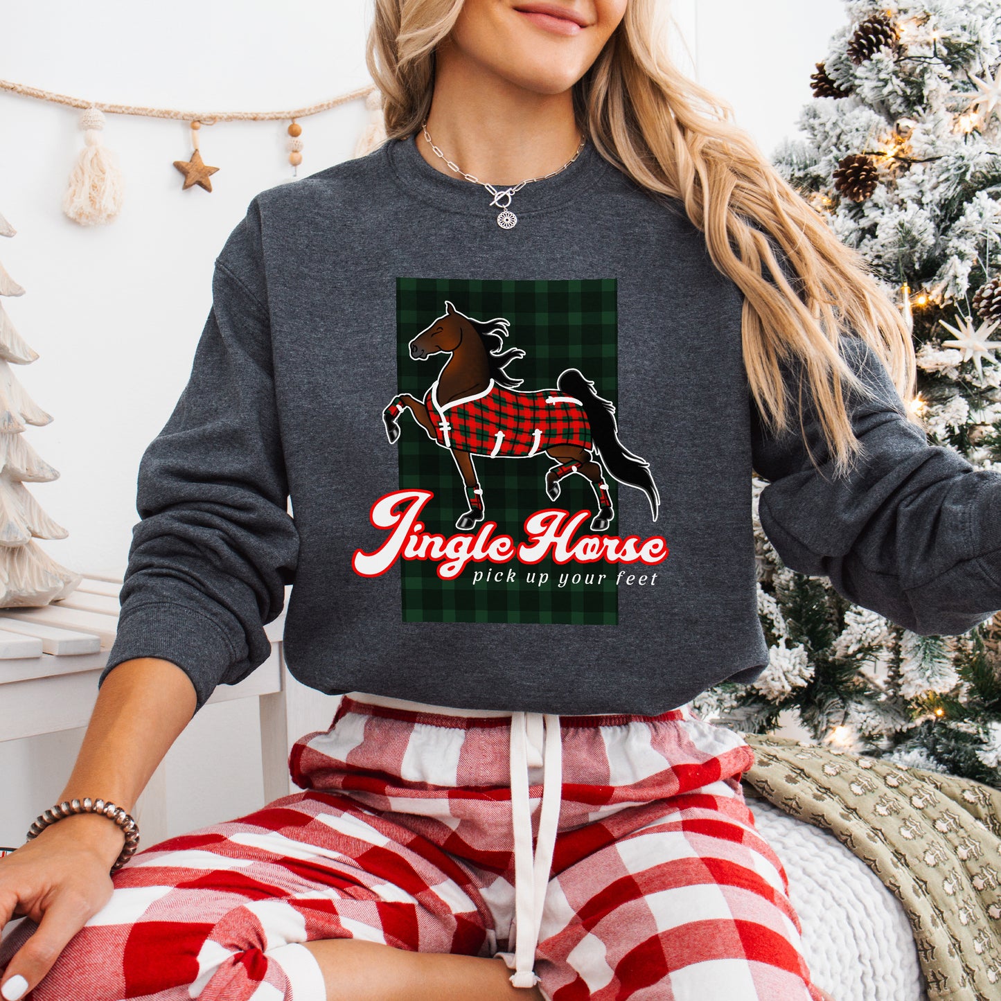 Morgan Jingle Horse Crewneck