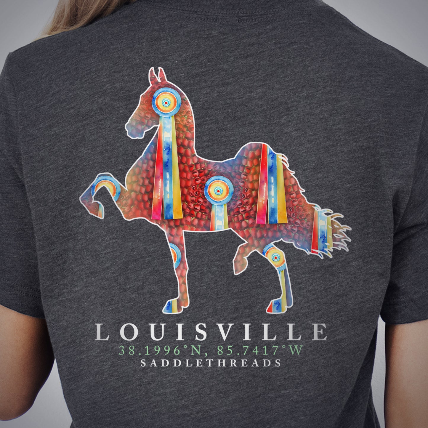 "Ribbons & Roses" Louisville Coordinates Tee