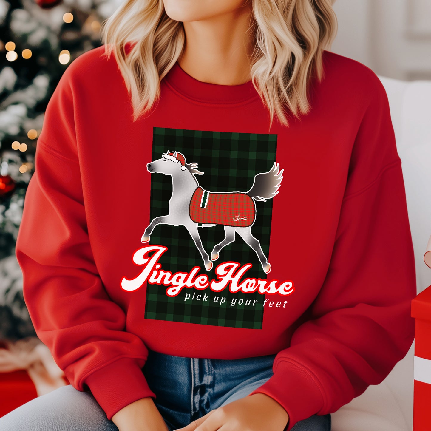 Sport Jingle Horse Crewneck