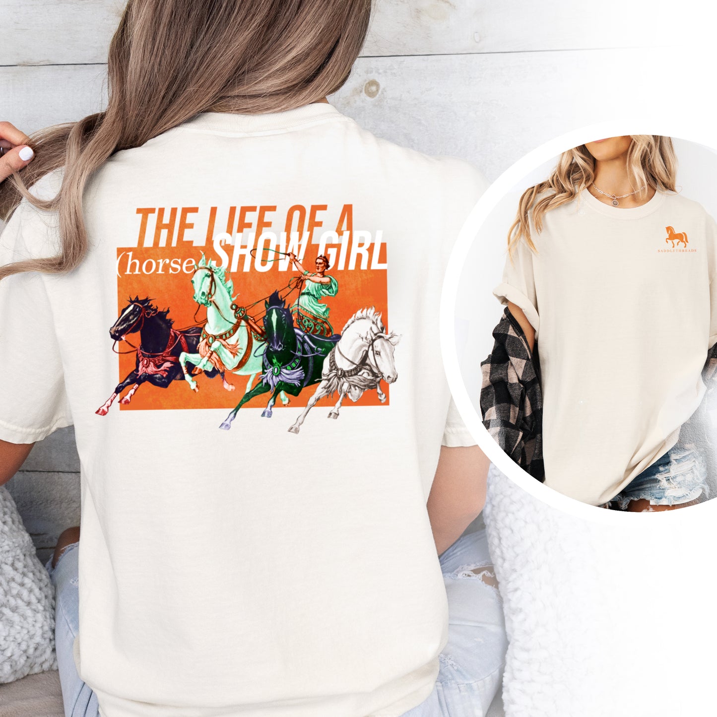 Beautiful Chariot Edition - The Life of a (Horse) Show Girl - Comfort Colors Tee