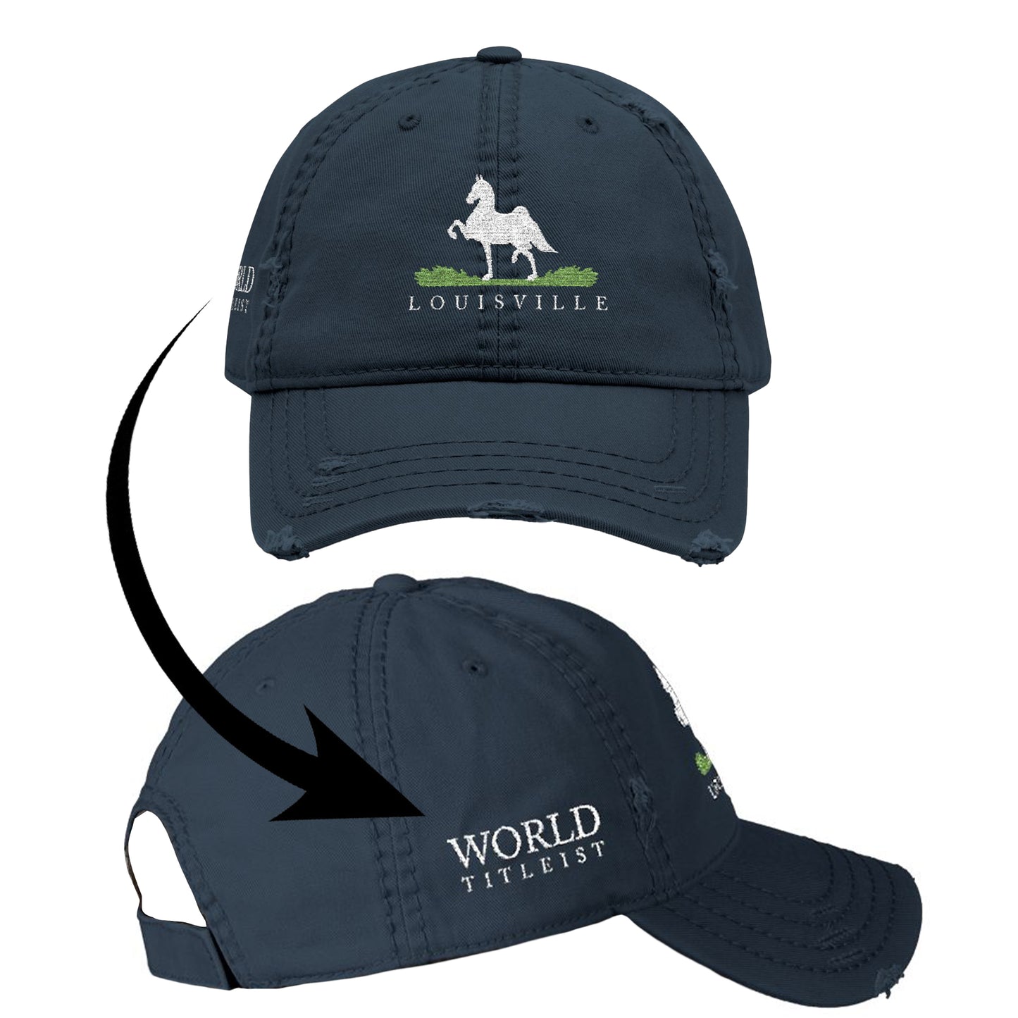 World Titleist - Embroidered Distressed Hat