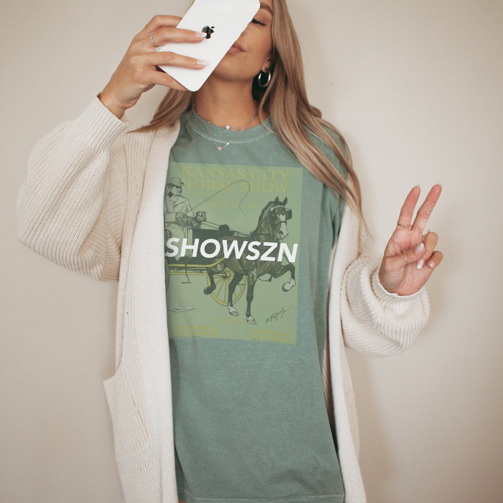 
                  
                    1901 Kansas City Horse Show Poster SHOWSZN Comfort Colors® Tee
                  
                