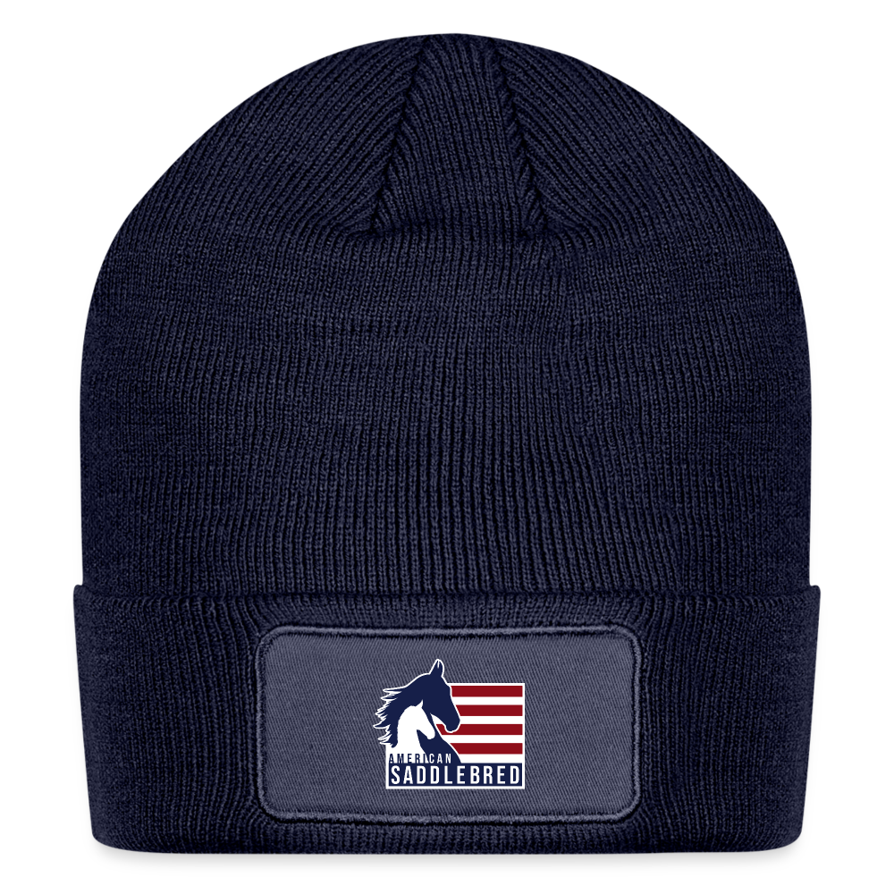 
                  
                    ASHBA Patch Beanie - navy
                  
                