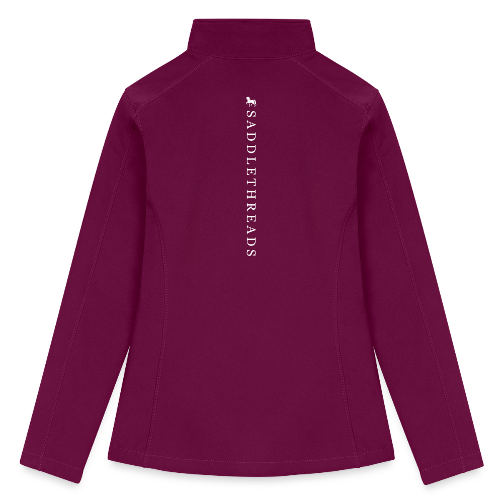 Stachowski Women’s Soft Shell Jacket - raspberry