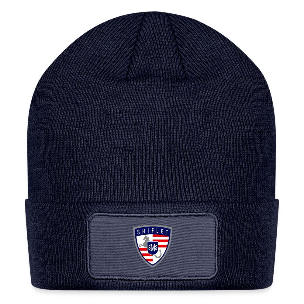 Matt Shiflet Patch Beanie - navy