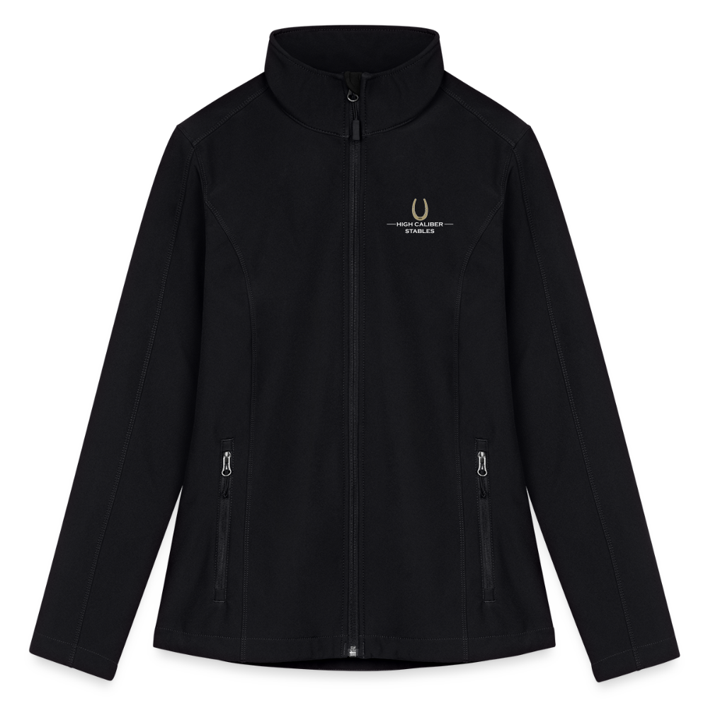 High Caliber Women’s Soft Shell Jacket - black