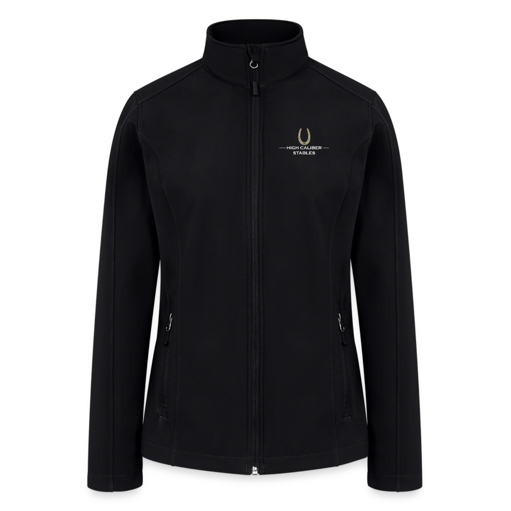 High Caliber Women’s Soft Shell Jacket - black