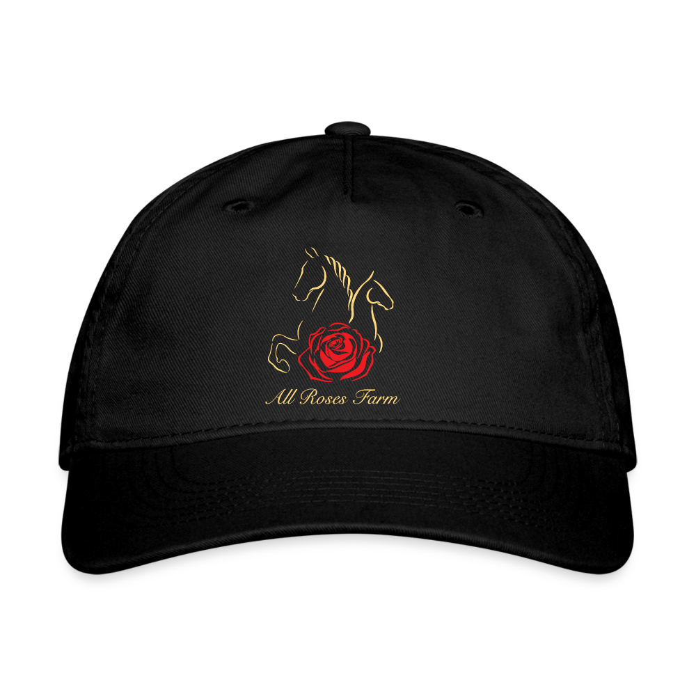 All Roses Training 100% Cotton Baseball Cap - black