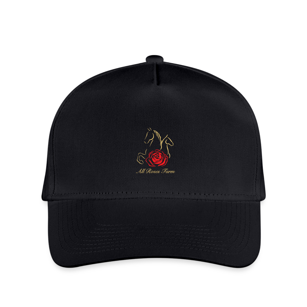 All Roses Kid's Baseball Cap - black