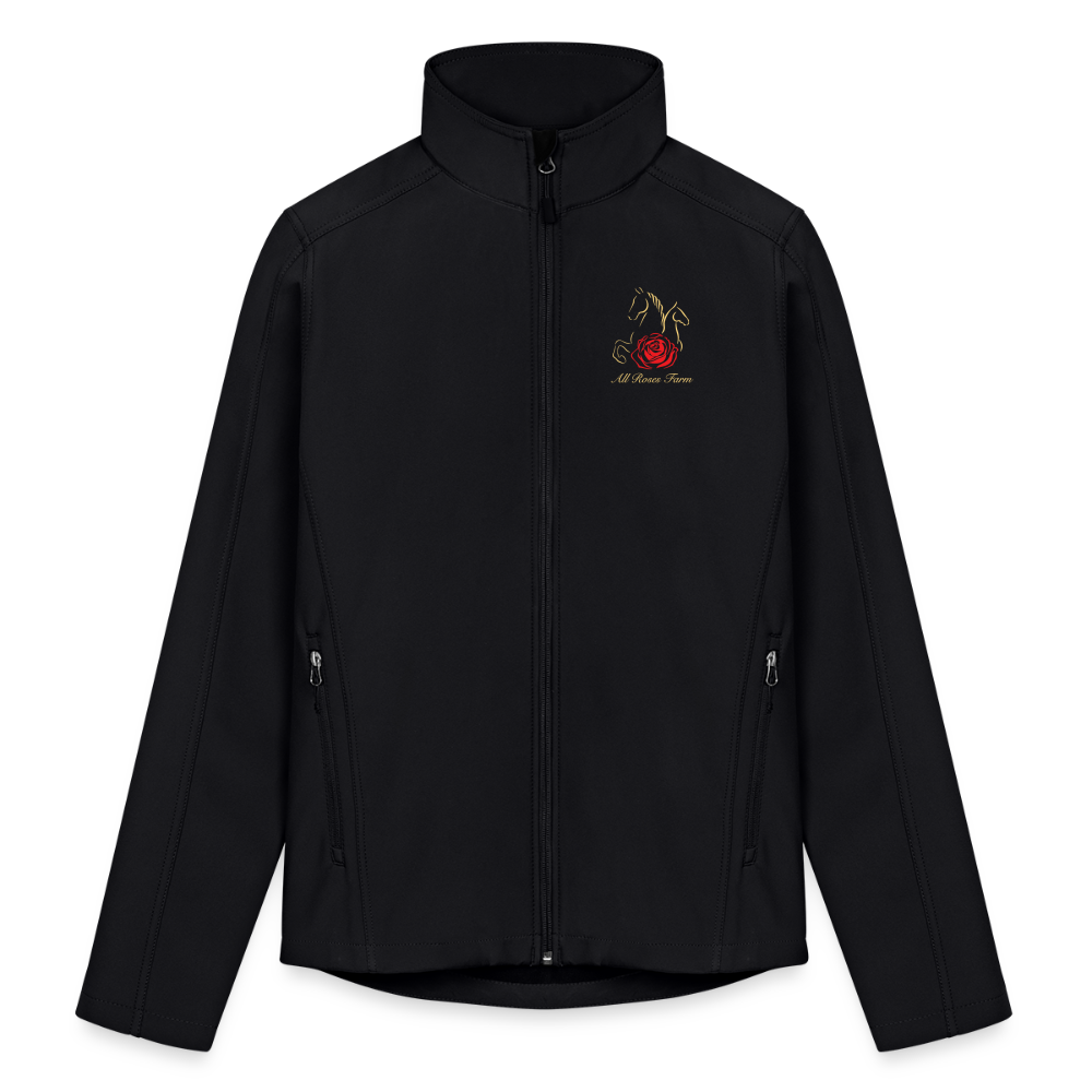 All Roses Men’s Soft Shell Jacket - black