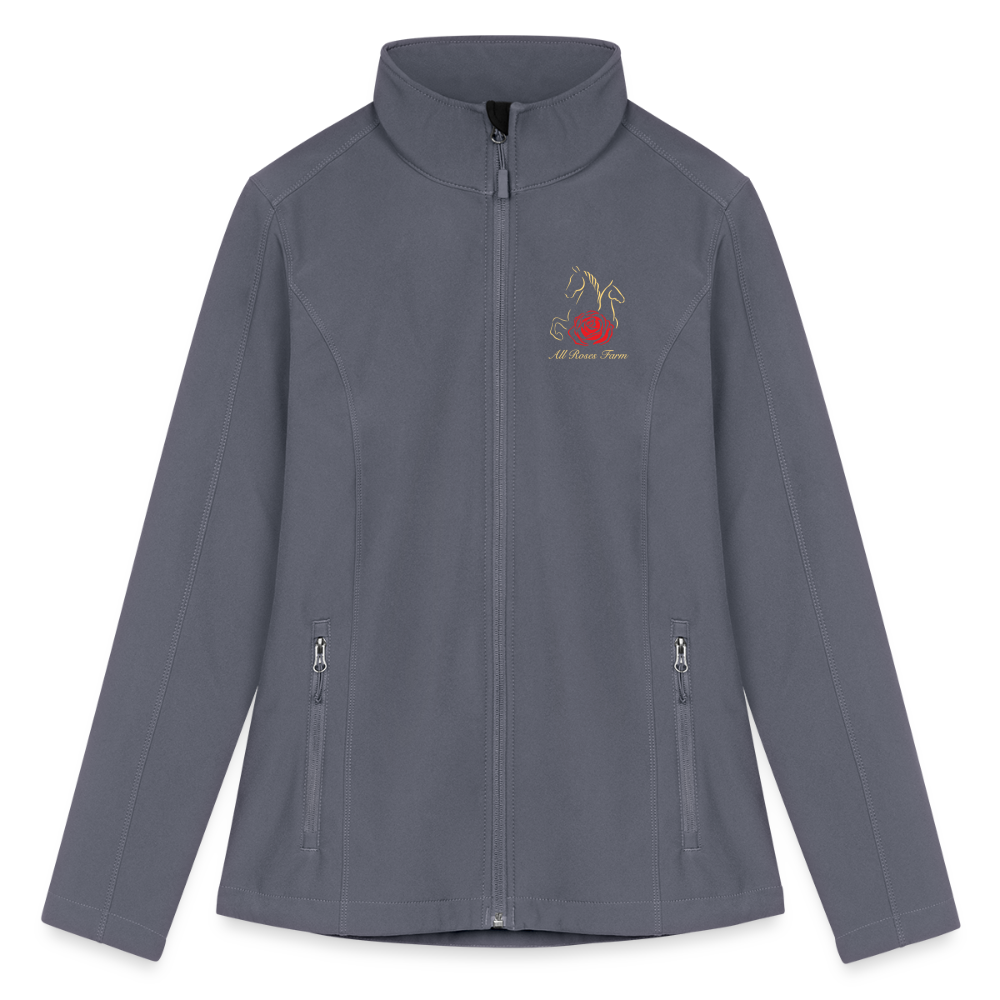 All Roses Women’s Soft Shell Jacket - gray