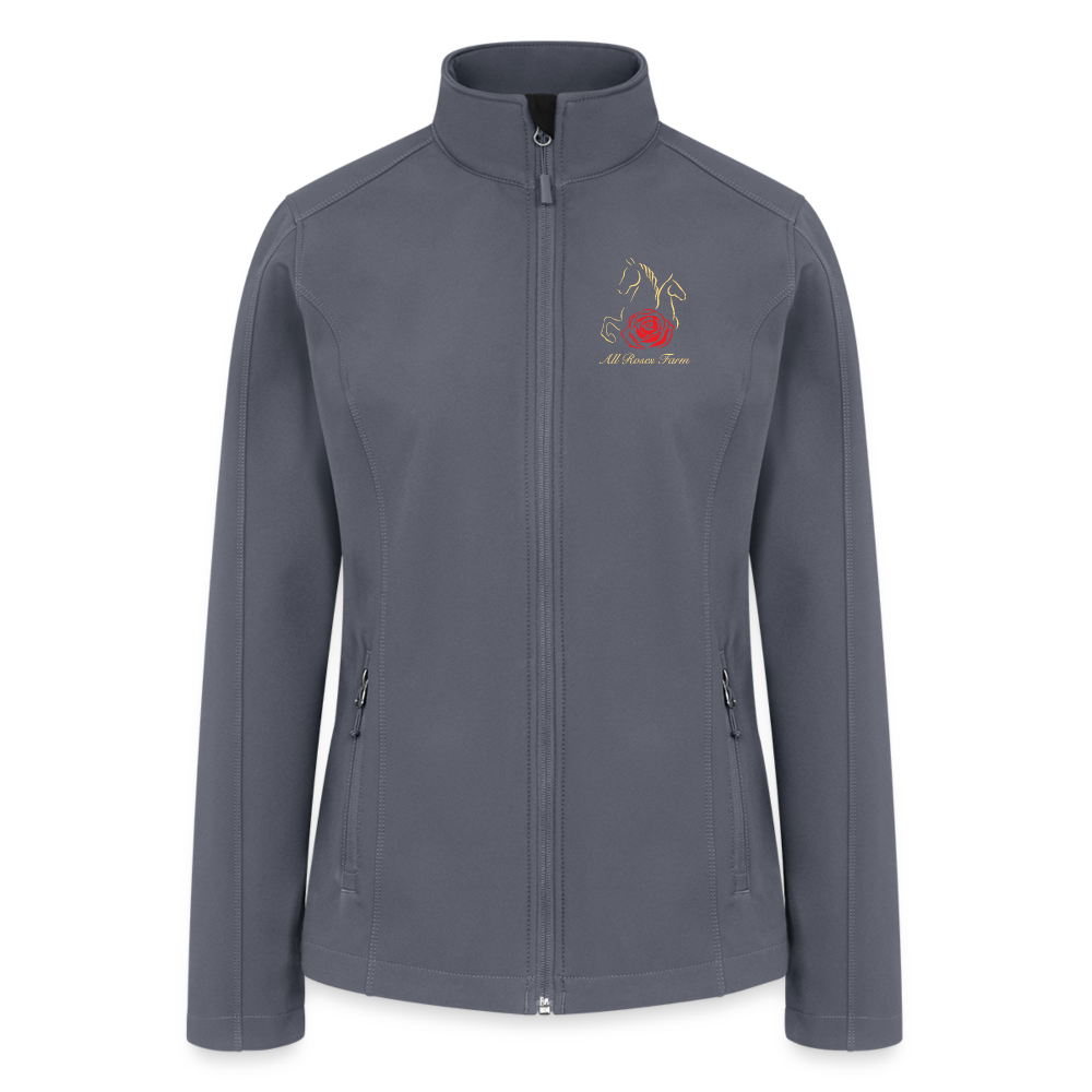 All Roses Women’s Soft Shell Jacket - gray