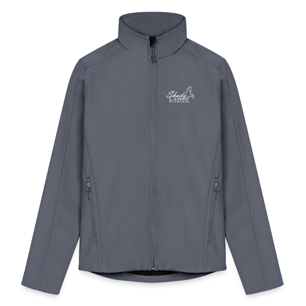 Shady Lawn Stables Men’s Soft Shell Jacket - gray