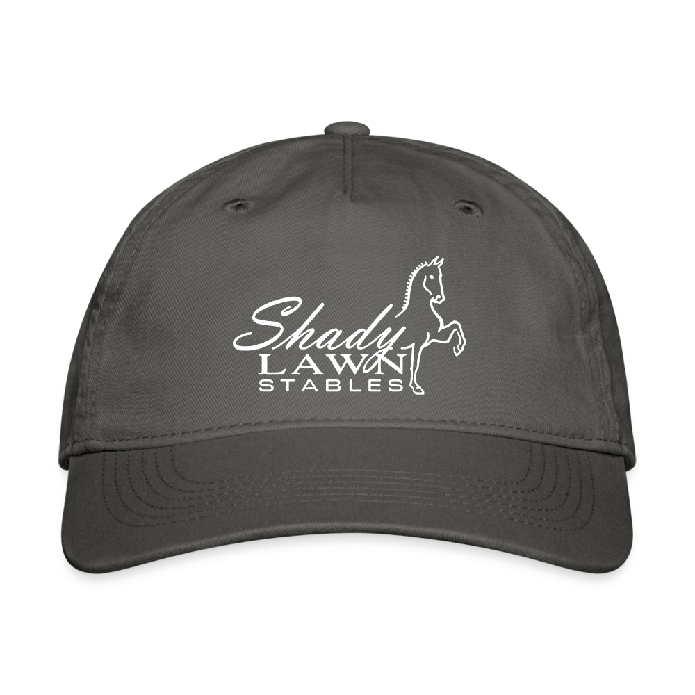 Shady Lawn Stables 100% Cotton Baseball Cap - charcoal