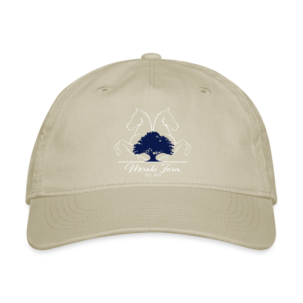 Meraki Farm 100% Cotton Baseball Cap - khaki