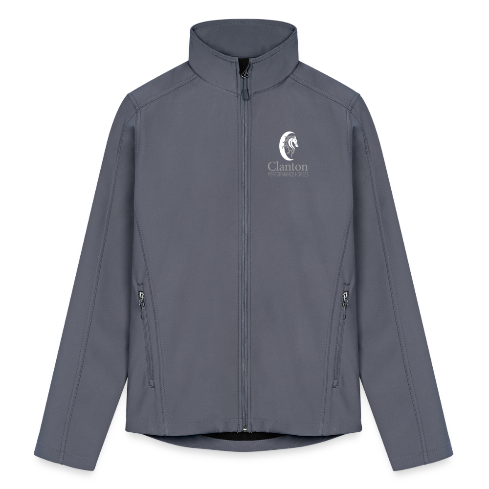 Clanton Performance Horses Men’s Soft Shell Jacket - gray