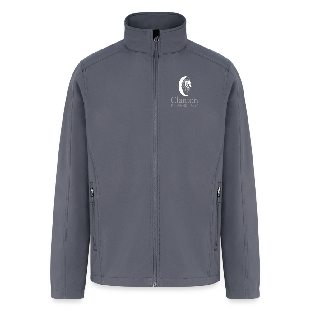 Clanton Performance Horses Men’s Soft Shell Jacket - gray