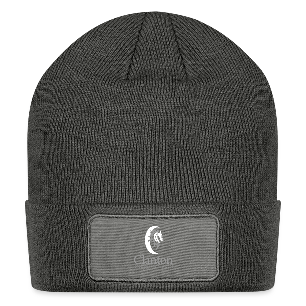 Clanton Performance Horses Patch Beanie - charcoal grey