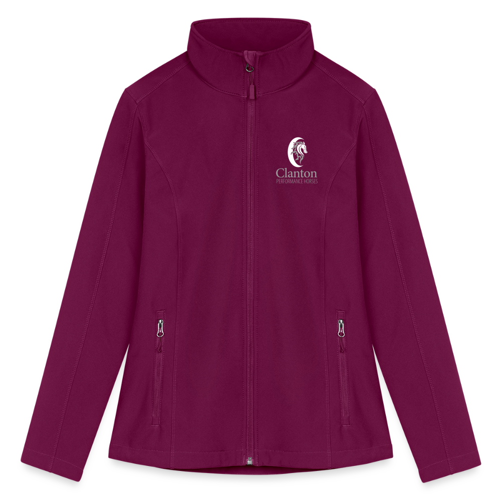 
                  
                    Clanton Performance Horses Women’s Soft Shell Jacket - raspberry
                  
                