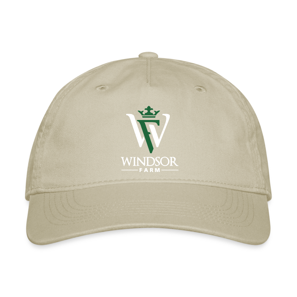 Windsor Farm 100% Cotton Baseball Cap - khaki