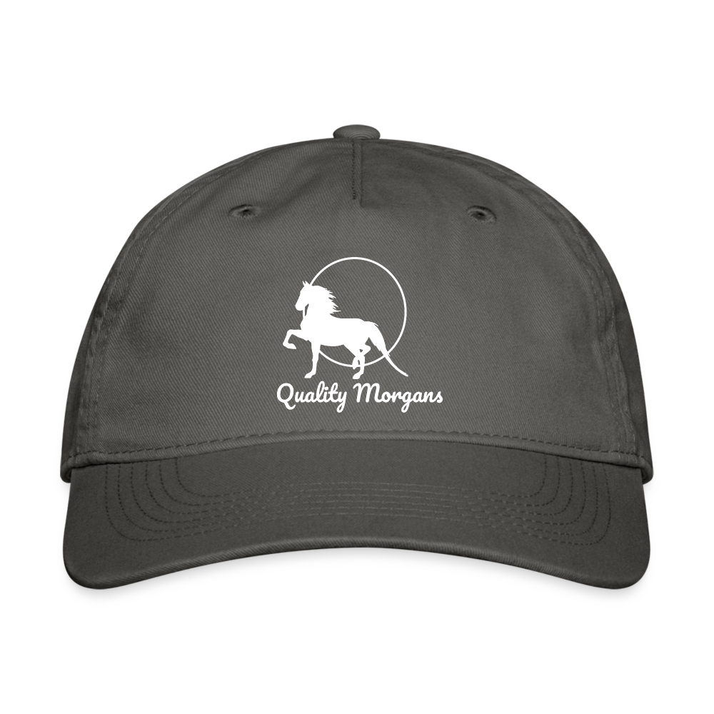 Quality Morgans 100% Cotton Baseball Cap - charcoal