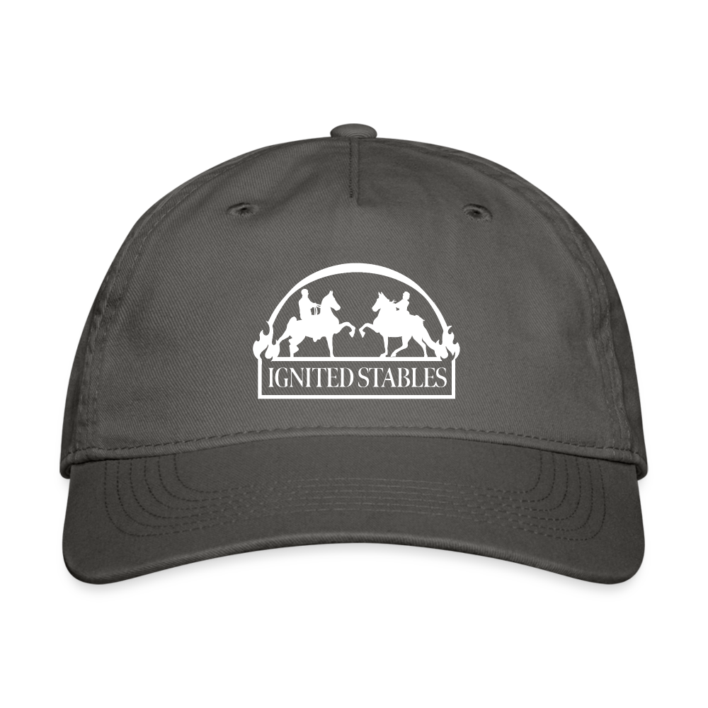 Ignited Stables 100% Cotton Baseball Cap - charcoal