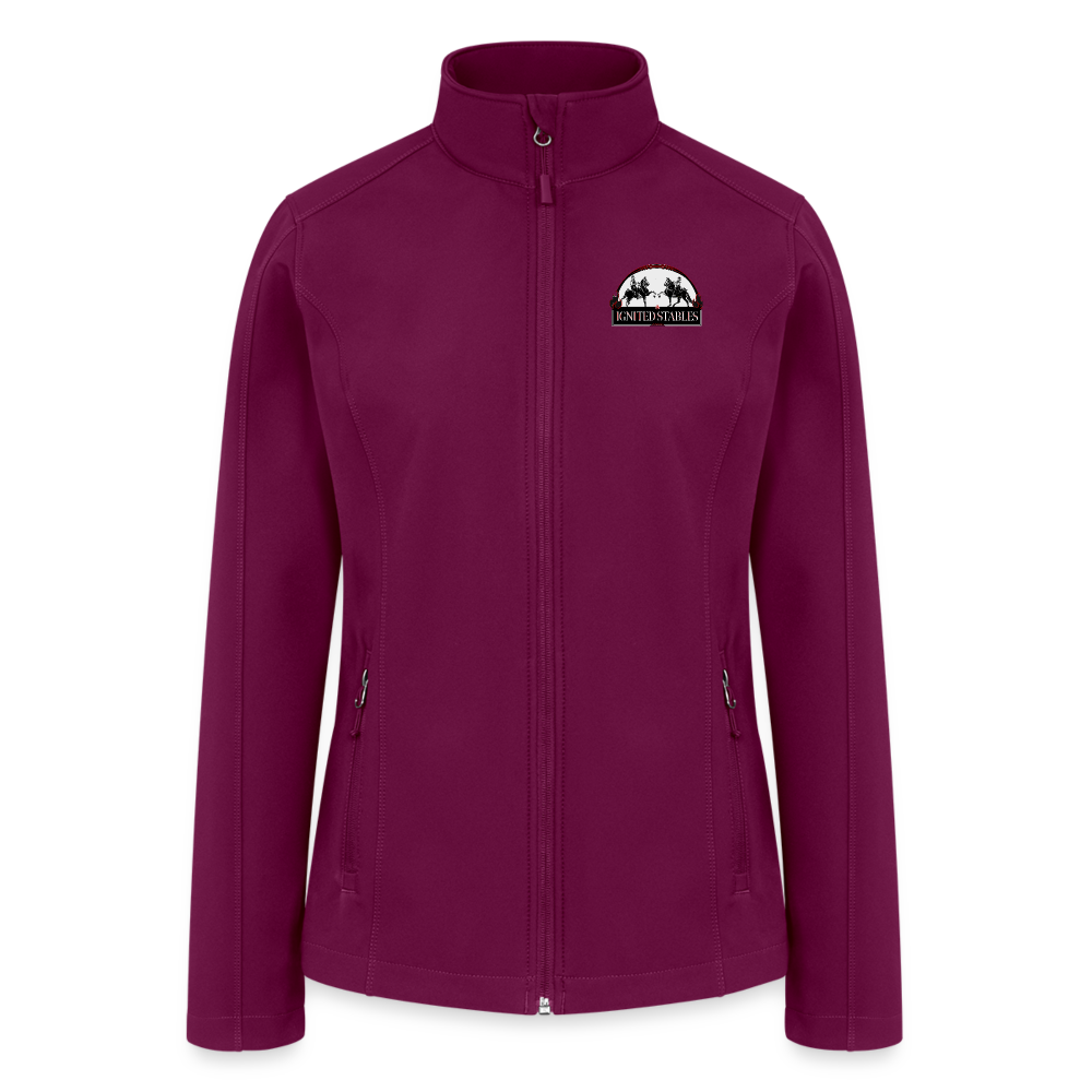 
                  
                    Ignited Stables Women’s Soft Shell Jacket - raspberry
                  
                