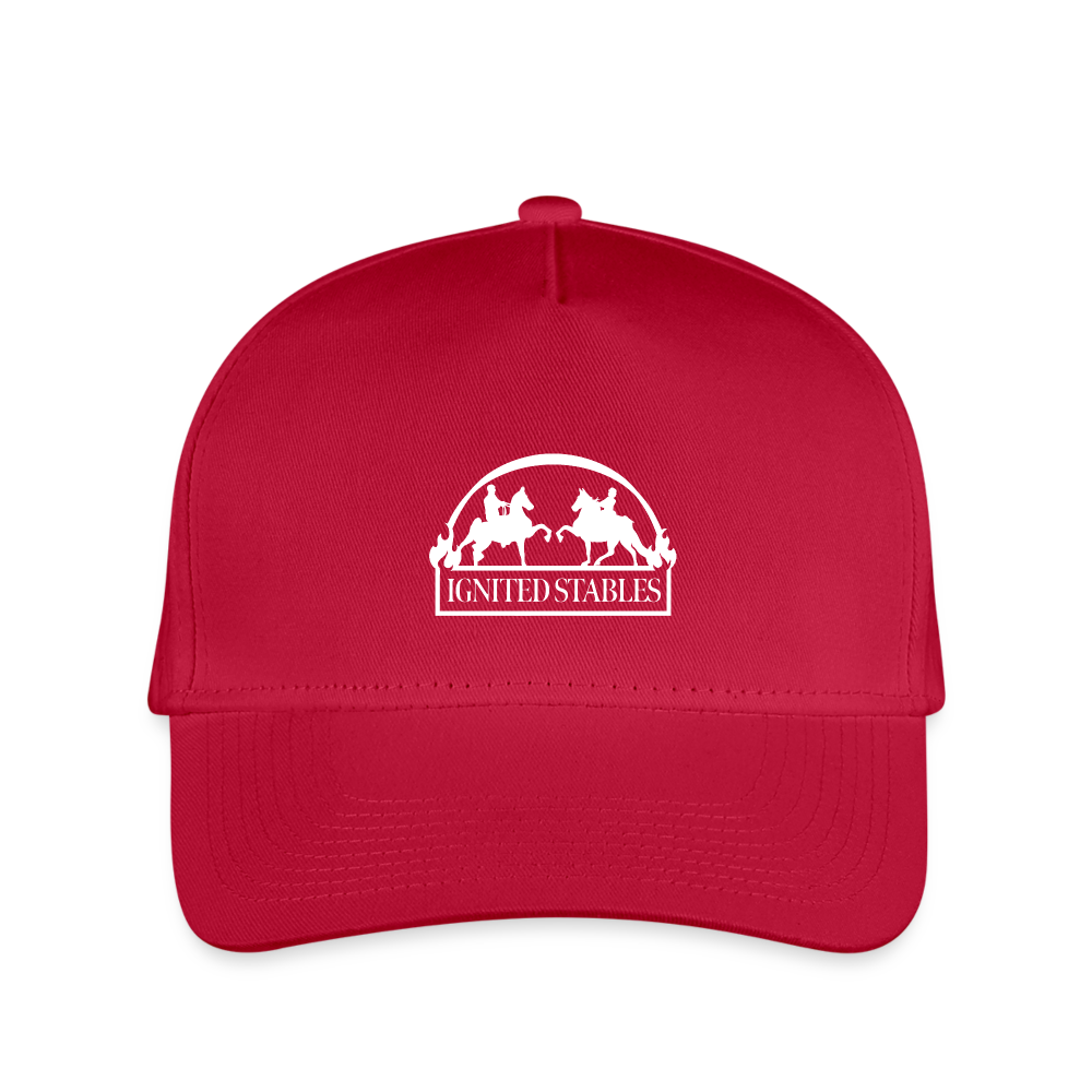 Ignited Stables Kid's Baseball Cap - red