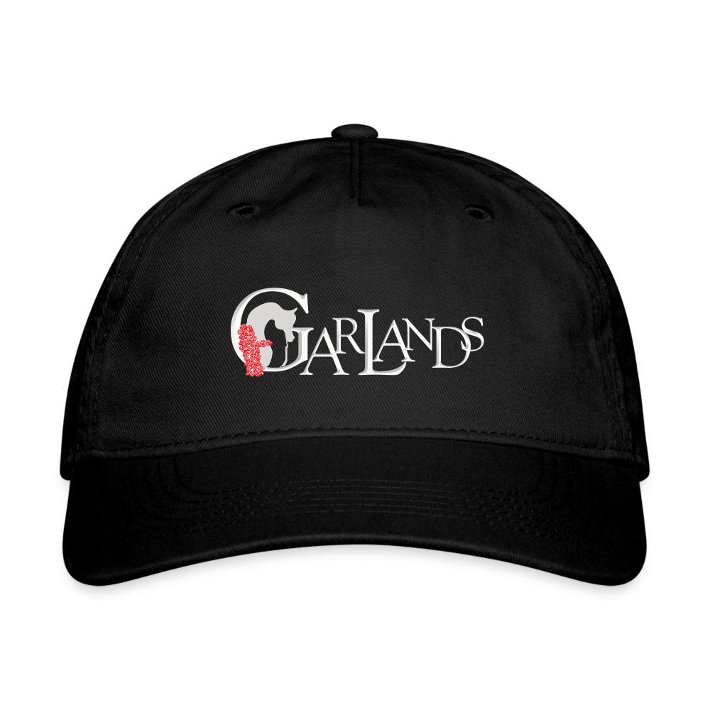 Garlands 100% Cotton Baseball Cap - black