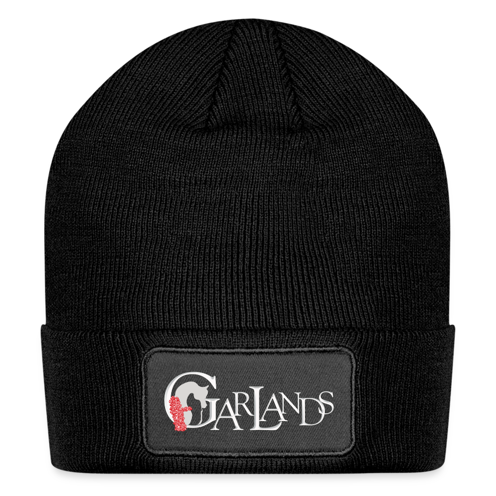 Garlands Patch Beanie - black