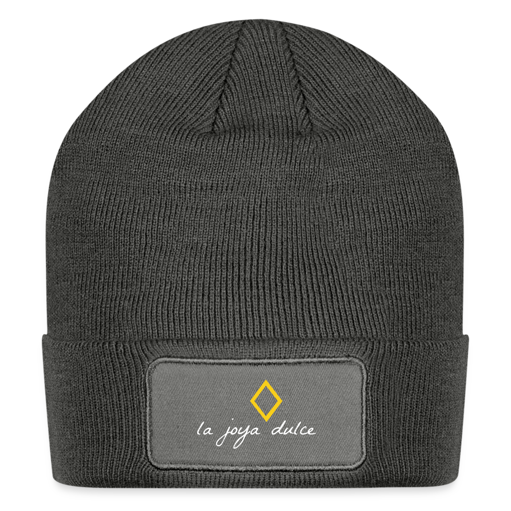 
                  
                    La Joya Dulce Patch Beanie - charcoal grey
                  
                