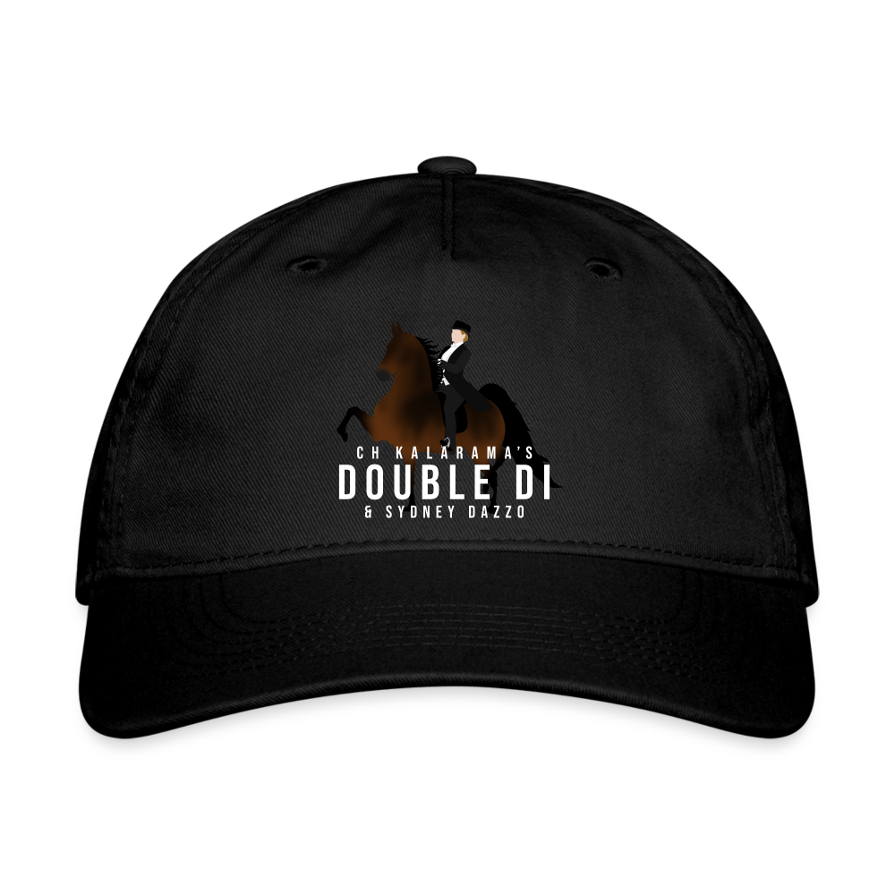 CH Kalarama's Double Di 100% Cotton Baseball Cap - black