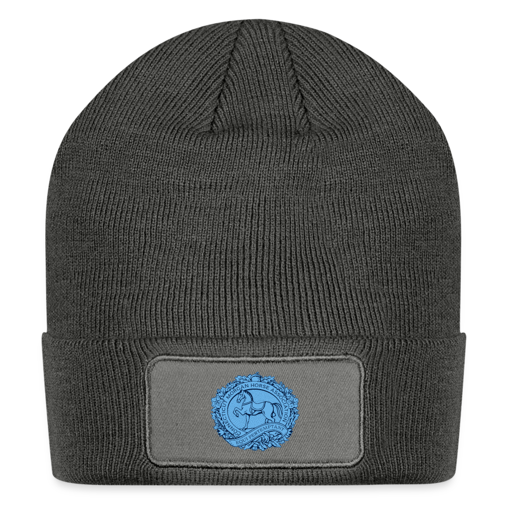 CMHA Patch Beanie - charcoal grey