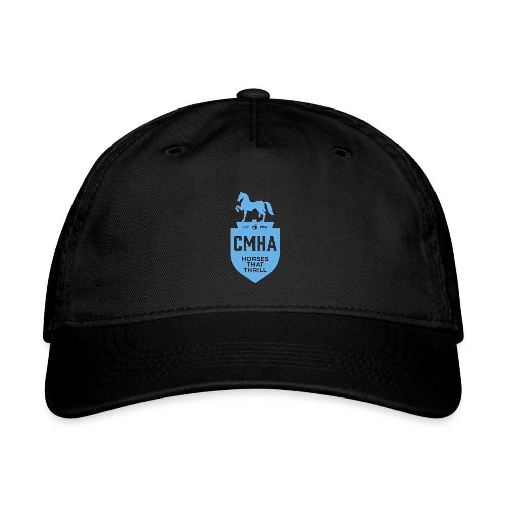 CMHA 100% Cotton Baseball Cap - black