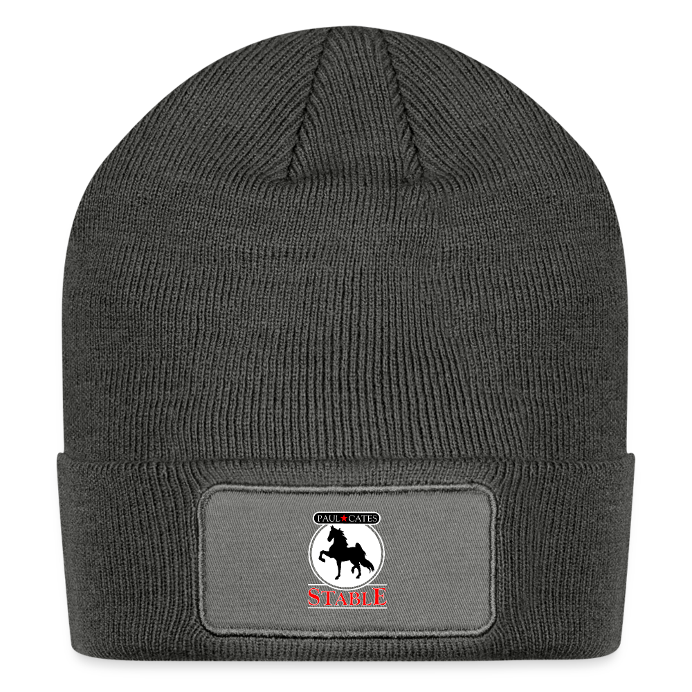 
                  
                    Cates Patch Beanie - charcoal grey
                  
                