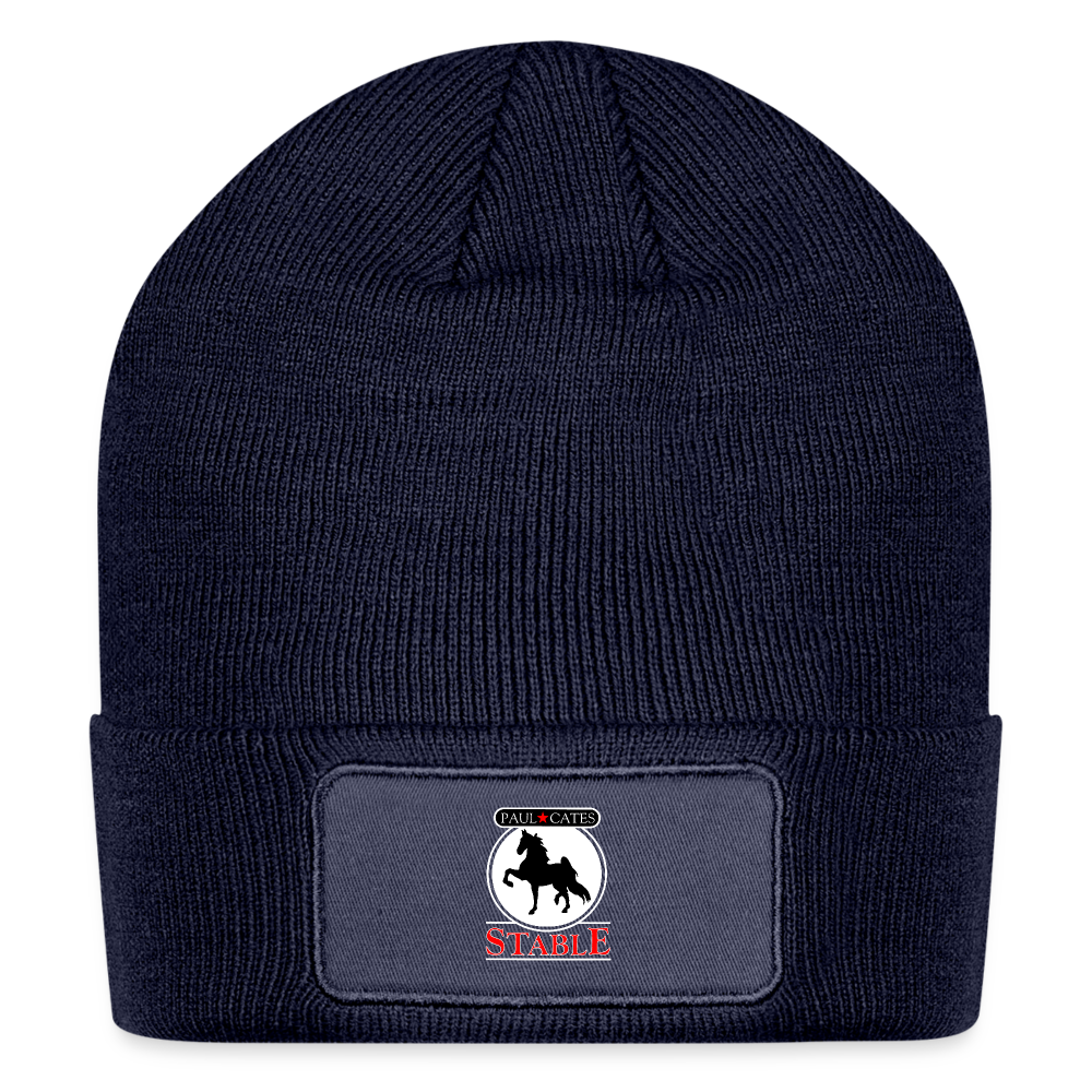 Cates Patch Beanie - navy