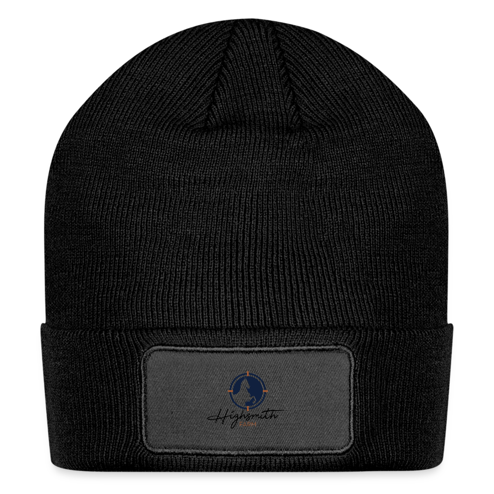 Highsmith Farm Patch Beanie - black