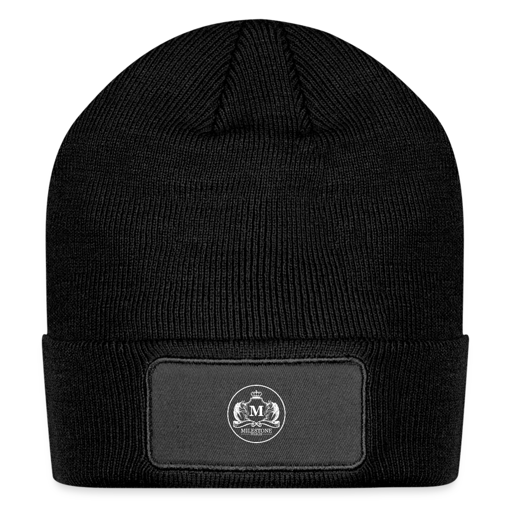 Milestone Patch Beanie - black