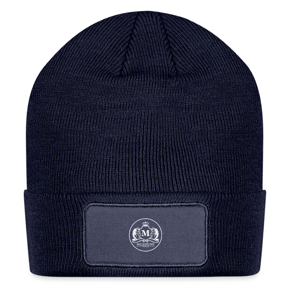 
                  
                    Milestone Patch Beanie - navy
                  
                